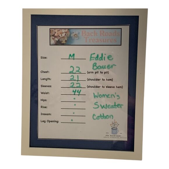 Vintage 90s Eddie Bauer Sweater Woman’s SZ L Ivory Cable Knit Long Sleeve Cotton - Picture 13 of 13